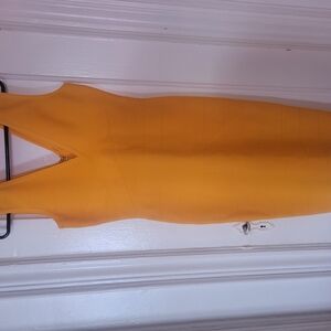 Vibrant Yellow Sleeveless Dress